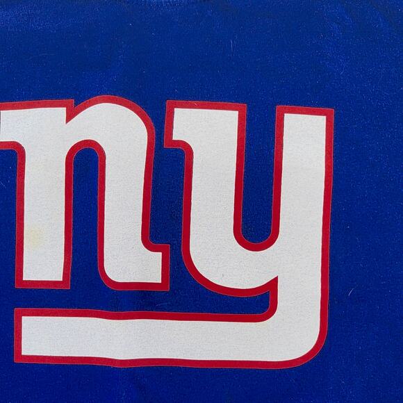 Men’s NY Giants NFL Fanatics Pro Line Logo Football T-Shirt Crowe 79 Blue XXL - Picture 3 of 7